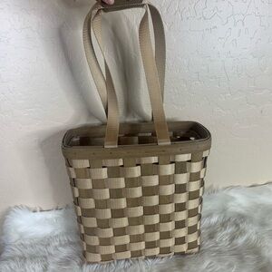 Longaberger To Go Nylon Tall Tote with Liner Basket